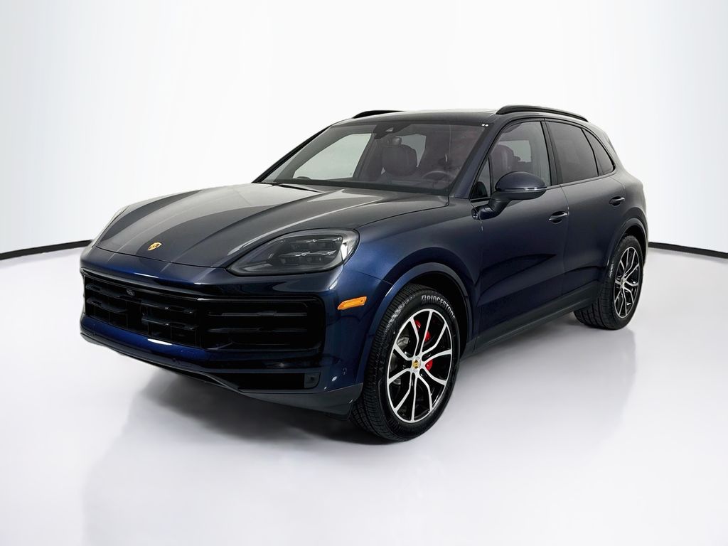 Algarve Blue Metallic 2024 Porsche Cayenne SUV / Crossover All-Wheel Drive 8-Speed Automatic
