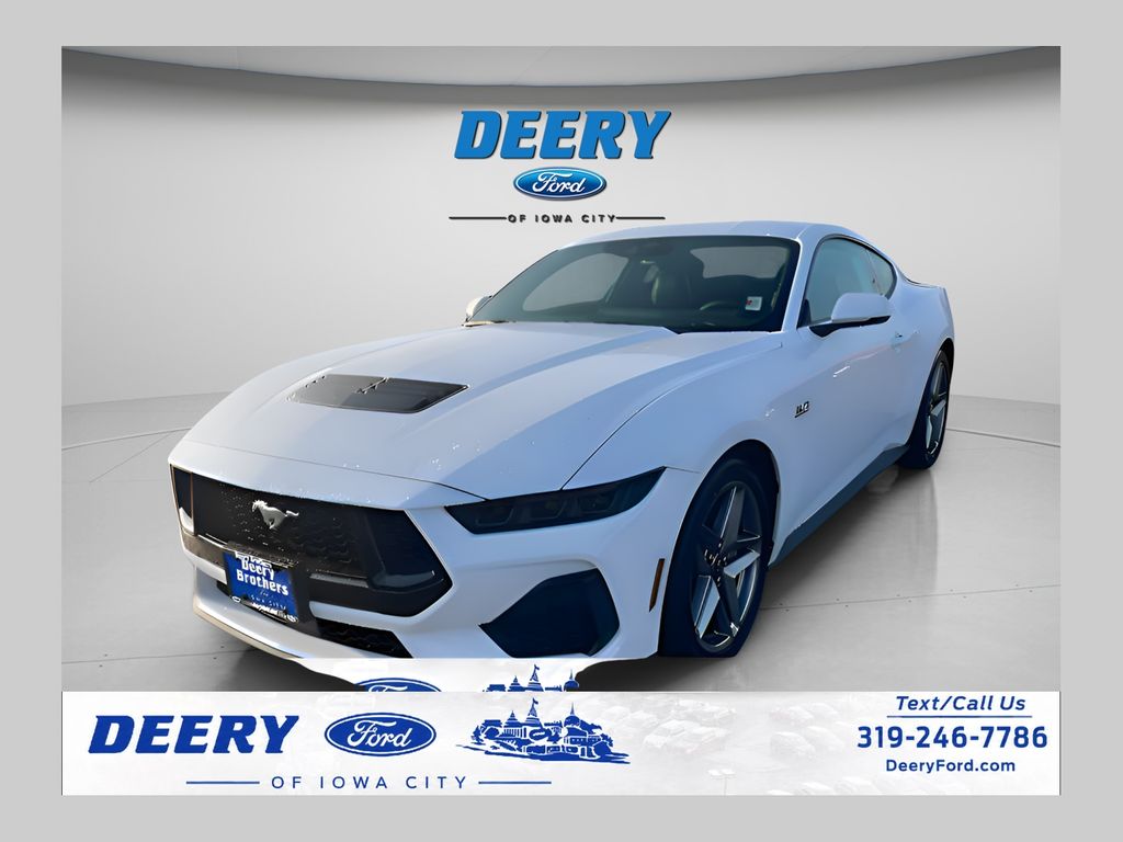 Oxford White 2026 Ford Mustang Coupe Rear-Wheel Drive 6-Speed Manual