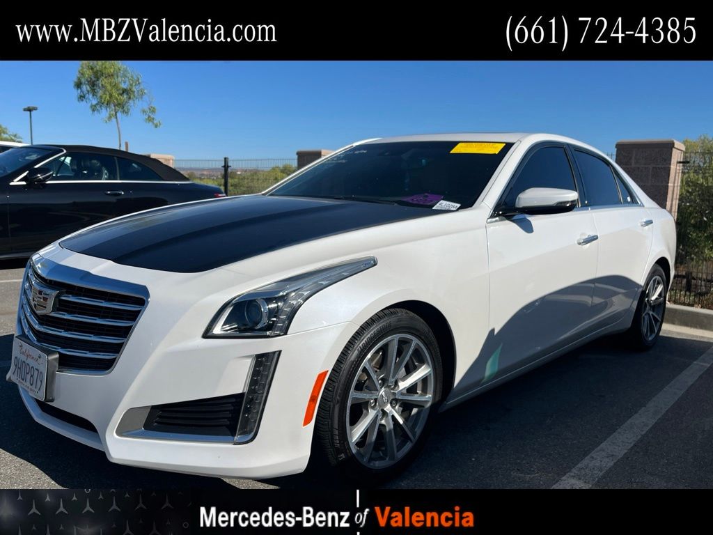 Crystal White Tricoat 2019 Cadillac CTS Sedan Rear-Wheel Drive 8-Speed Automatic
