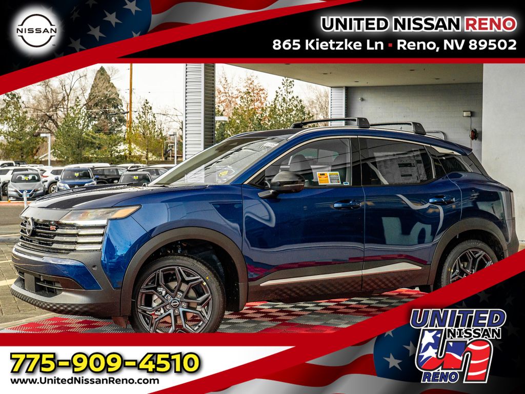 Deep Blue Pearl 2026 Nissan Kicks SUV / Crossover All-Wheel Drive Continuously Variable Transmission