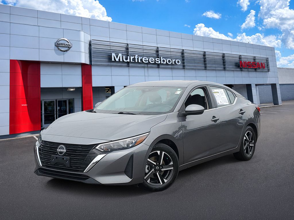 Gray (Gun Metallic) 2024 Nissan Sentra Sedan Front-Wheel Drive Continuously Variable Transmission