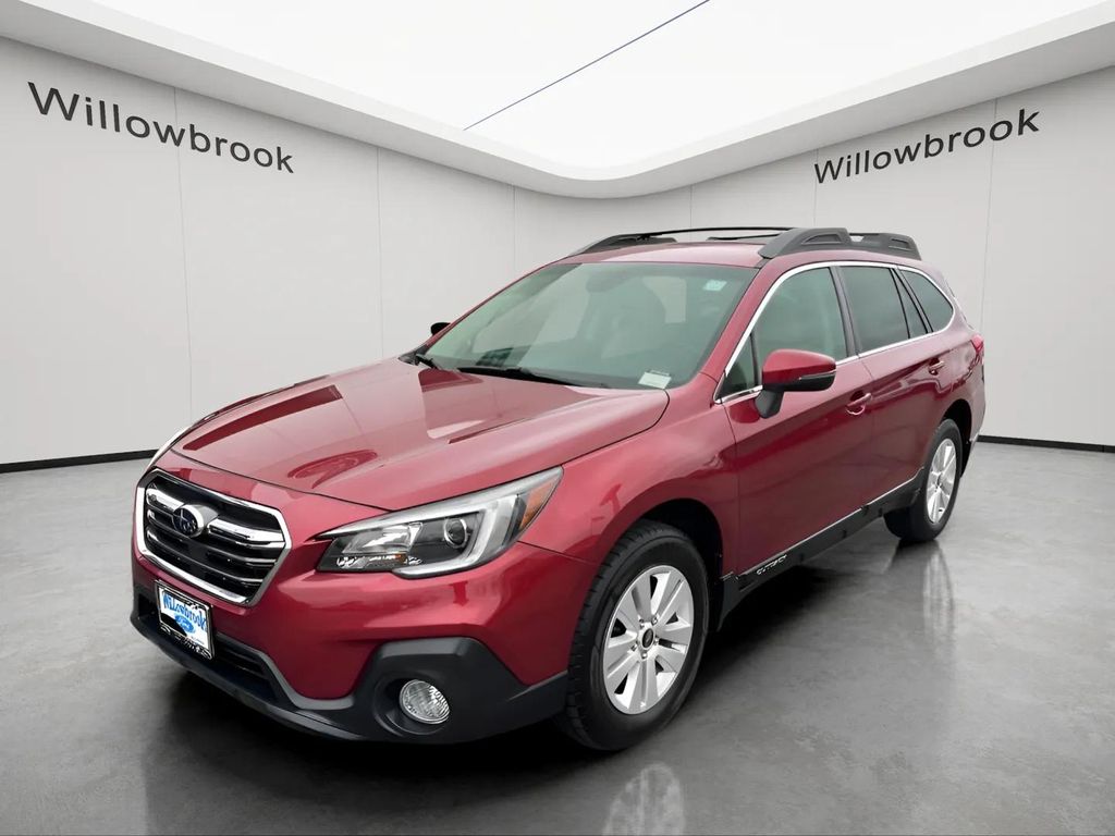 Crimson Red Pearl 2018 Subaru Outback 2.5i Premium AWD Wagon All-Wheel Drive Continuously Variable Transmission