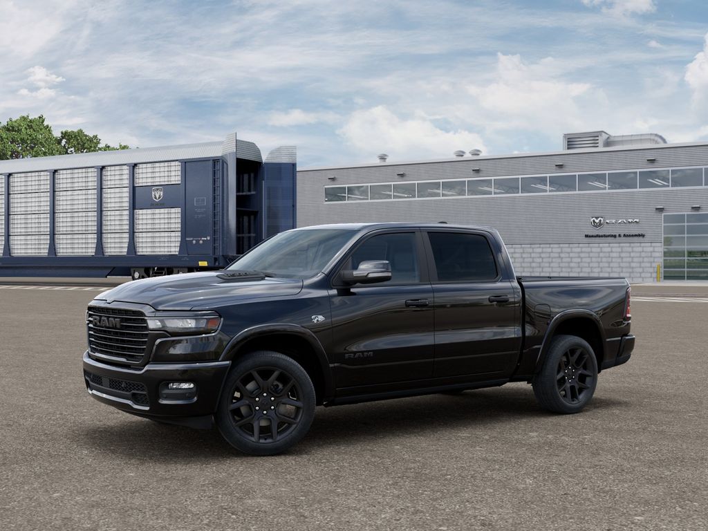 New 2026 Diamond Black Crystal Pearlcoat Ram Laramie image 2