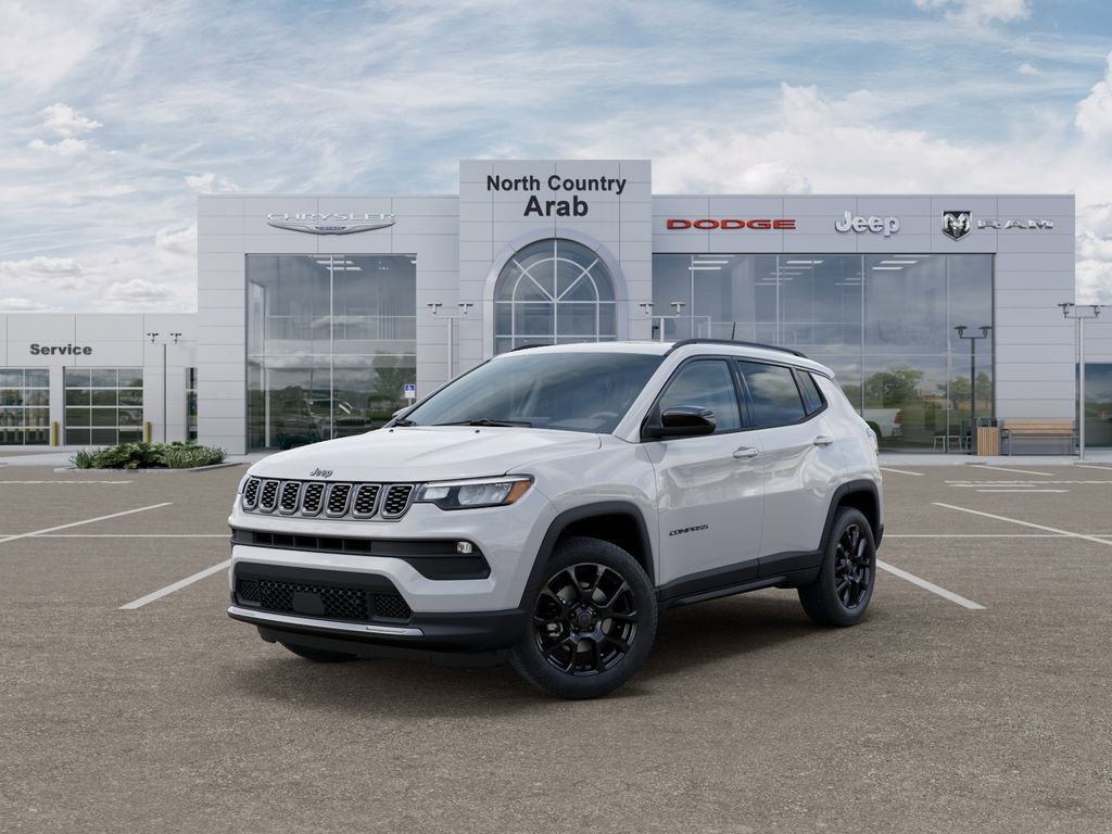Bright White Clearcoat 2026 Jeep Compass Latitude 4WD SUV / Crossover Four-Wheel Drive 8-Speed Automatic