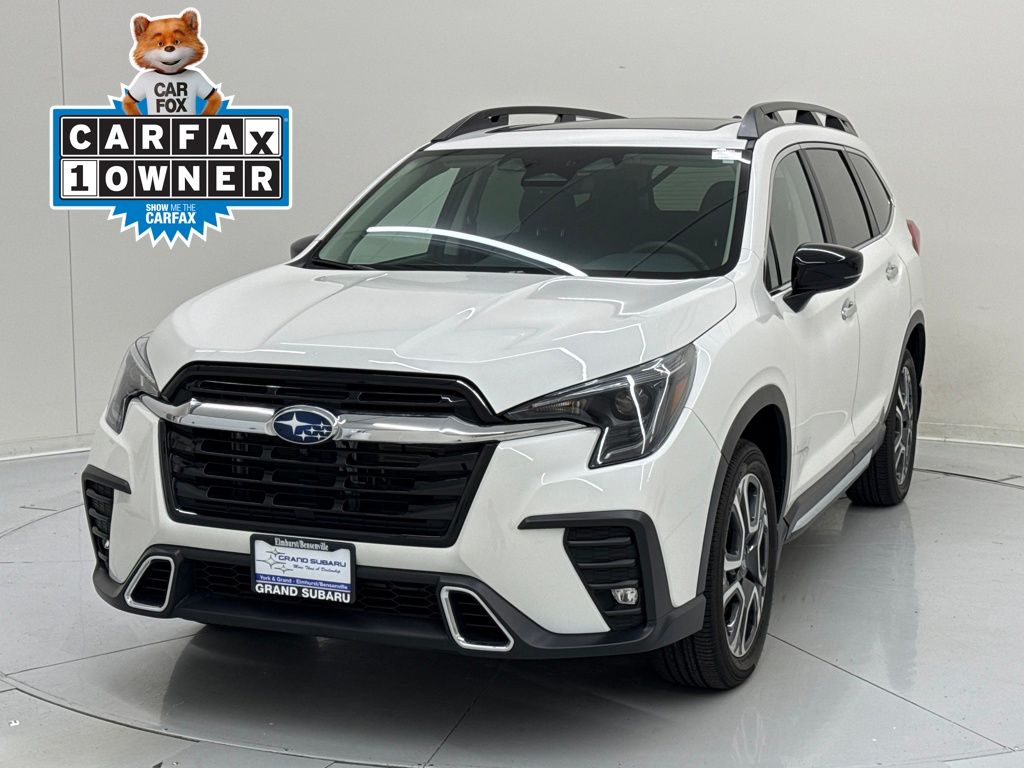 Crystal White Pearl 2025 Subaru Ascent Touring AWD SUV / Crossover All-Wheel Drive Continuously Variable Transmission