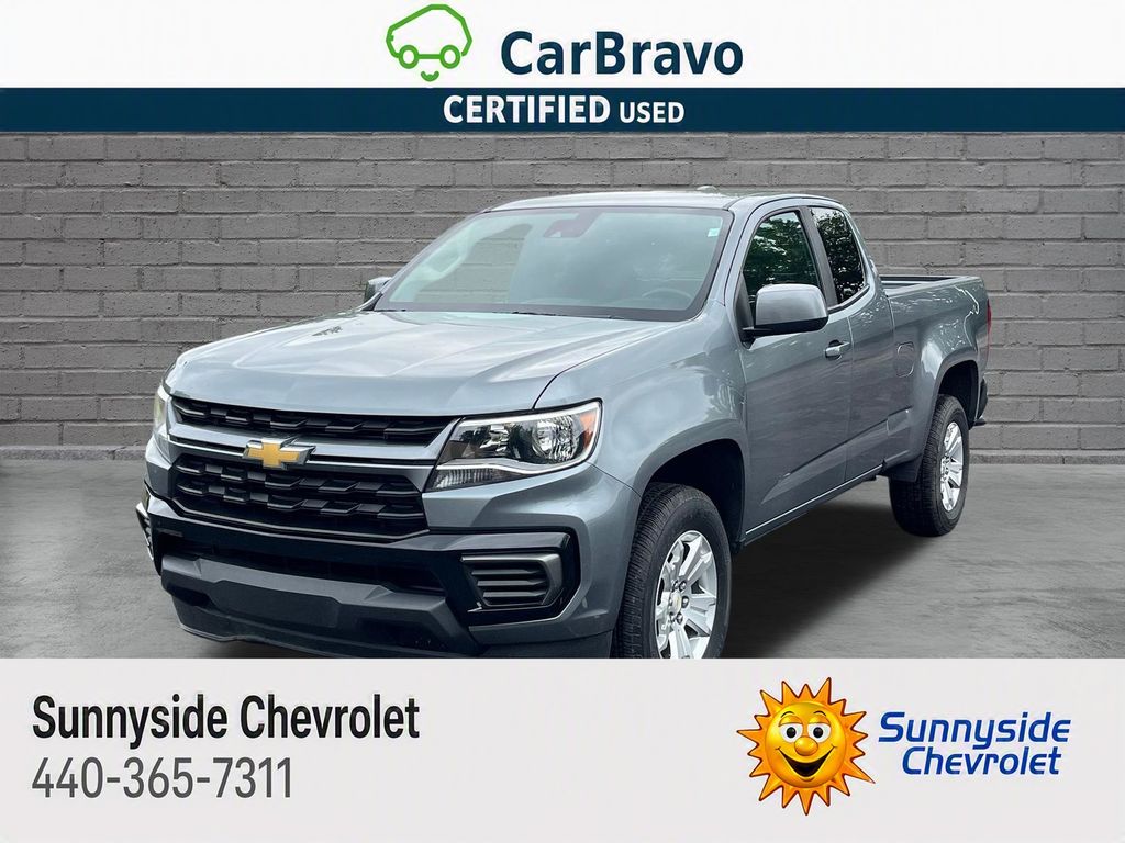 Gray (Satin Steel Metallic) 2022 Chevrolet Colorado Pickup Truck 4X2 6-Speed Automatic