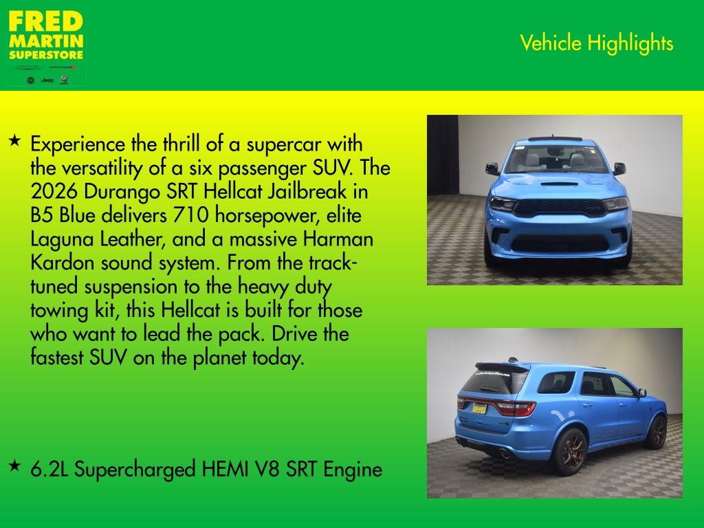 new 2026 Dodge Durango car, priced at $93,149