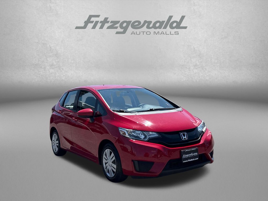 Milano Red 2017 Honda Fit Hatchback Front-Wheel Drive Continuously Variable Transmission