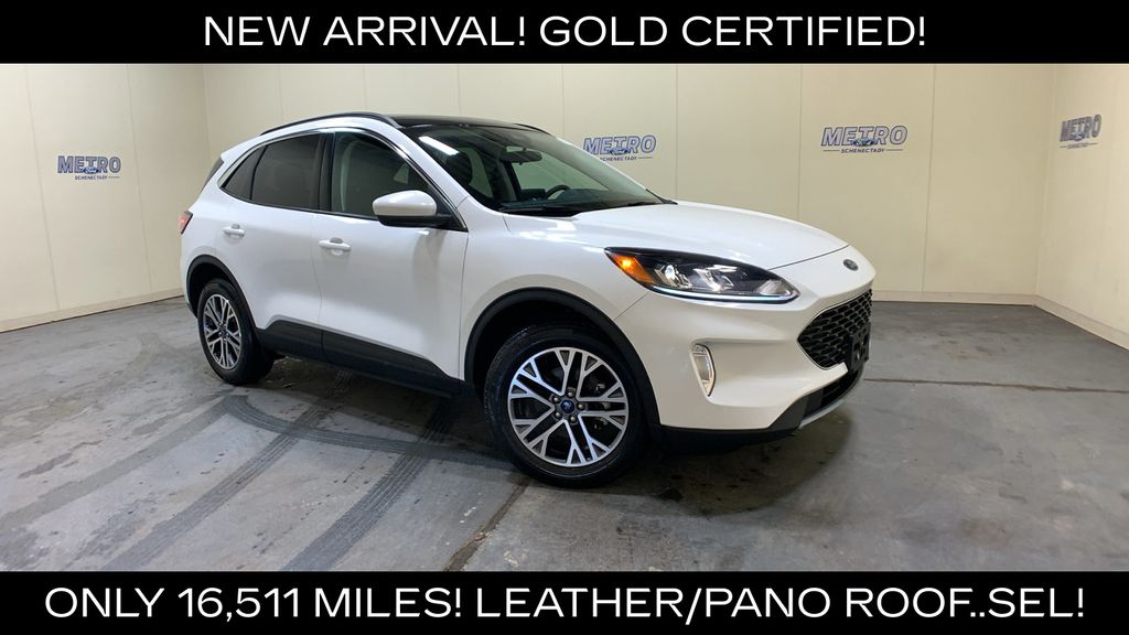 White Metallic 2022 Ford Escape SEL AWD SUV / Crossover All-Wheel Drive 8-Speed Automatic