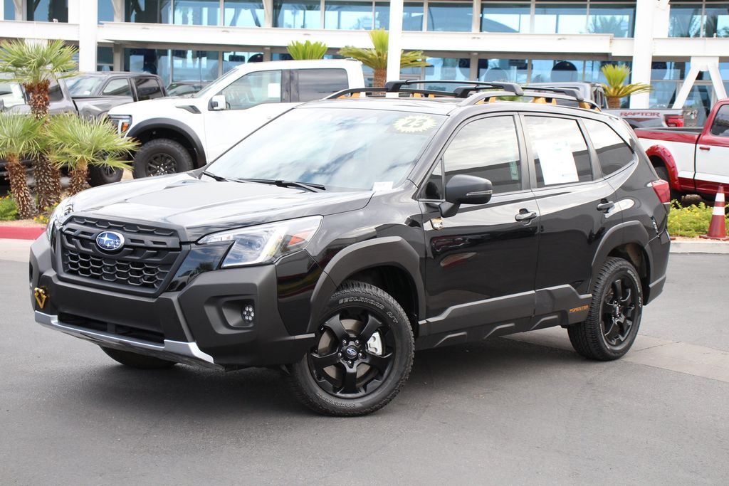 Crystal Black Silica 2023 Subaru Forester SUV / Crossover All-Wheel Drive Continuously Variable Transmission