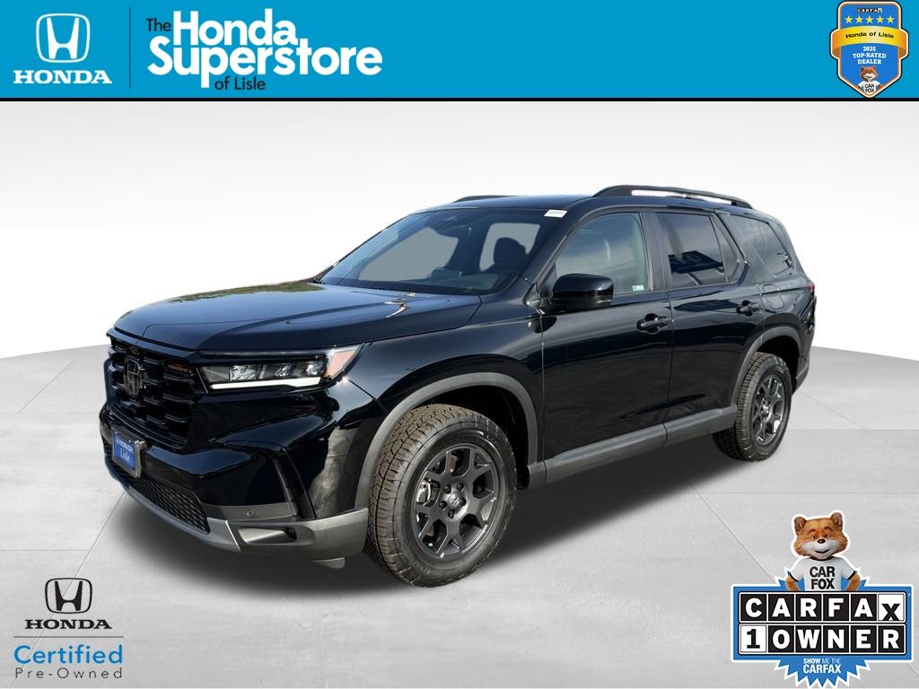 Crystal Black 2025 Honda Pilot SUV / Crossover All-Wheel Drive Automatic