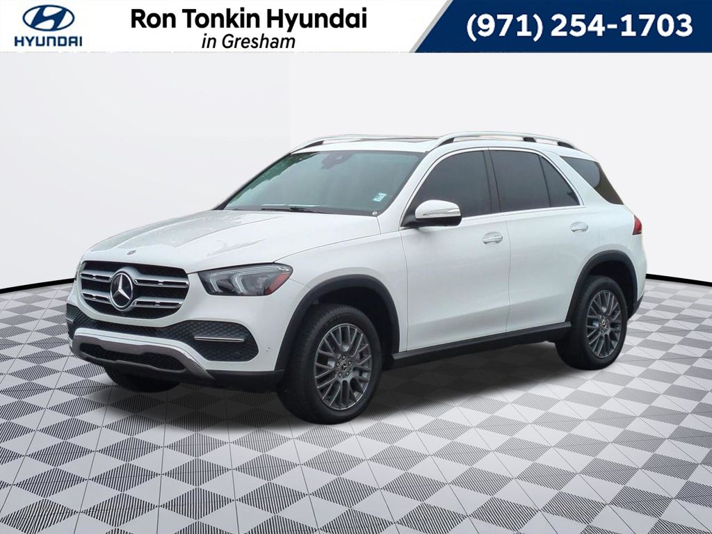 White 2021 Mercedes-Benz GLE 350 4MATIC AWD SUV / Crossover All-Wheel Drive 9-Speed Automatic