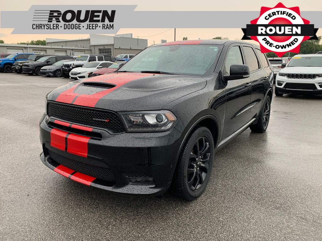 DB Black Crystal Clearcoat 2019 Dodge Durango SUV / Crossover All-Wheel Drive 8-Speed Automatic