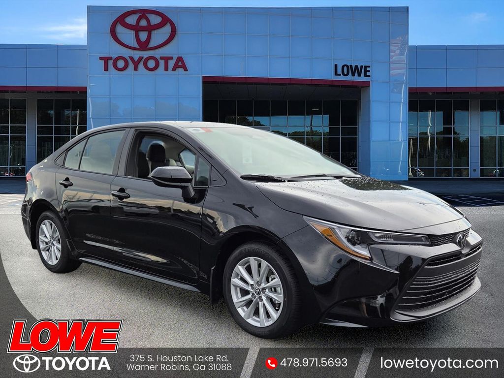 Midnight Black Metallic 2026 Toyota Corolla Sedan Front-Wheel Drive Continuously Variable Transmission