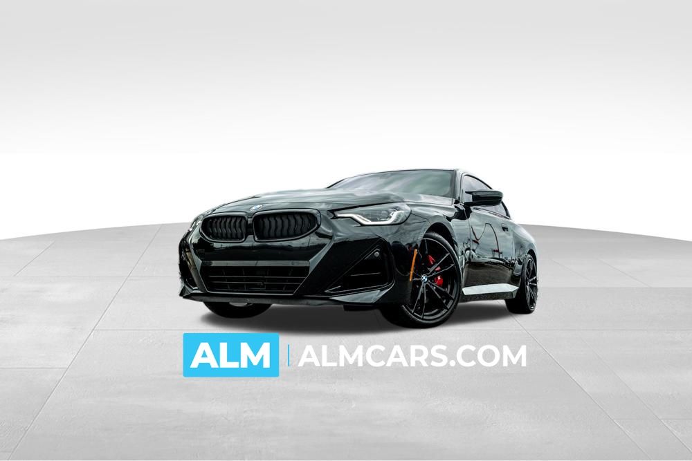 Black Sapphire Metallic 2023 BMW 2 Series Coupe All-Wheel Drive 8-Speed Automatic