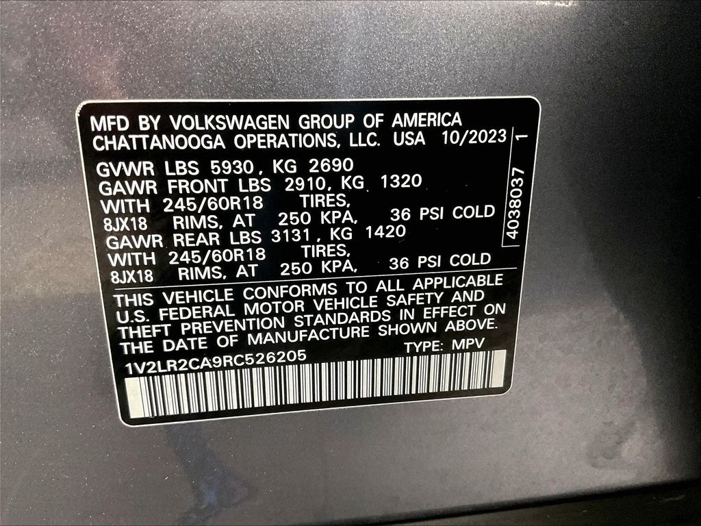 2024 Volkswagen Atlas — photo 36
