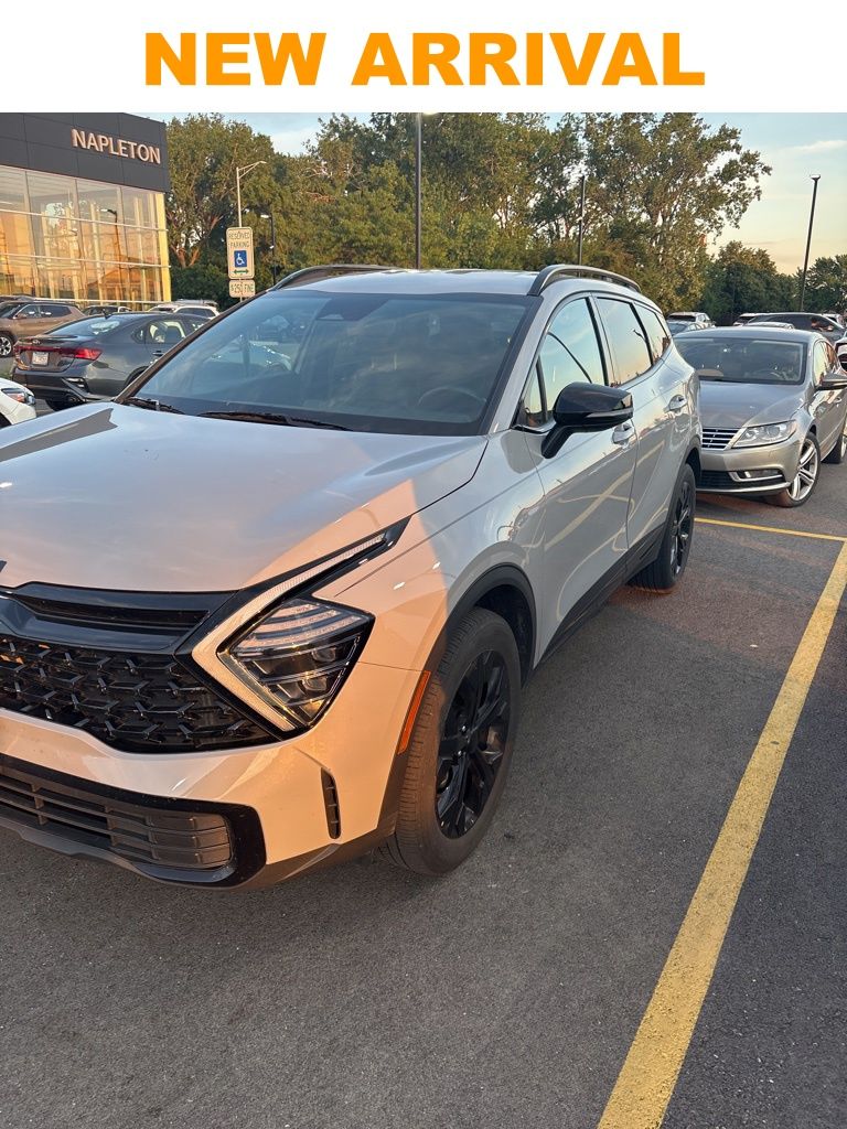 Wolf Gray 2025 Kia Sportage X-Line AWD SUV / Crossover All-Wheel Drive 8-Speed Automatic