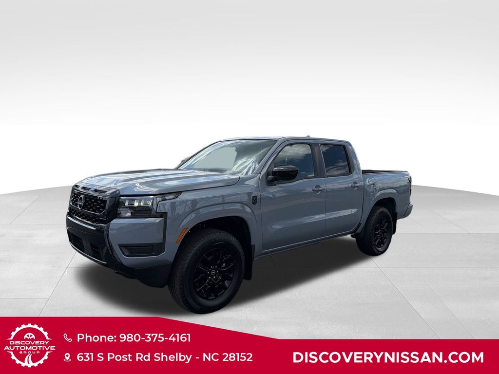 Boulder Gray Pearl 2026 Nissan Frontier Pickup Truck Four-Wheel Drive 9-Speed Automatic Overdrive