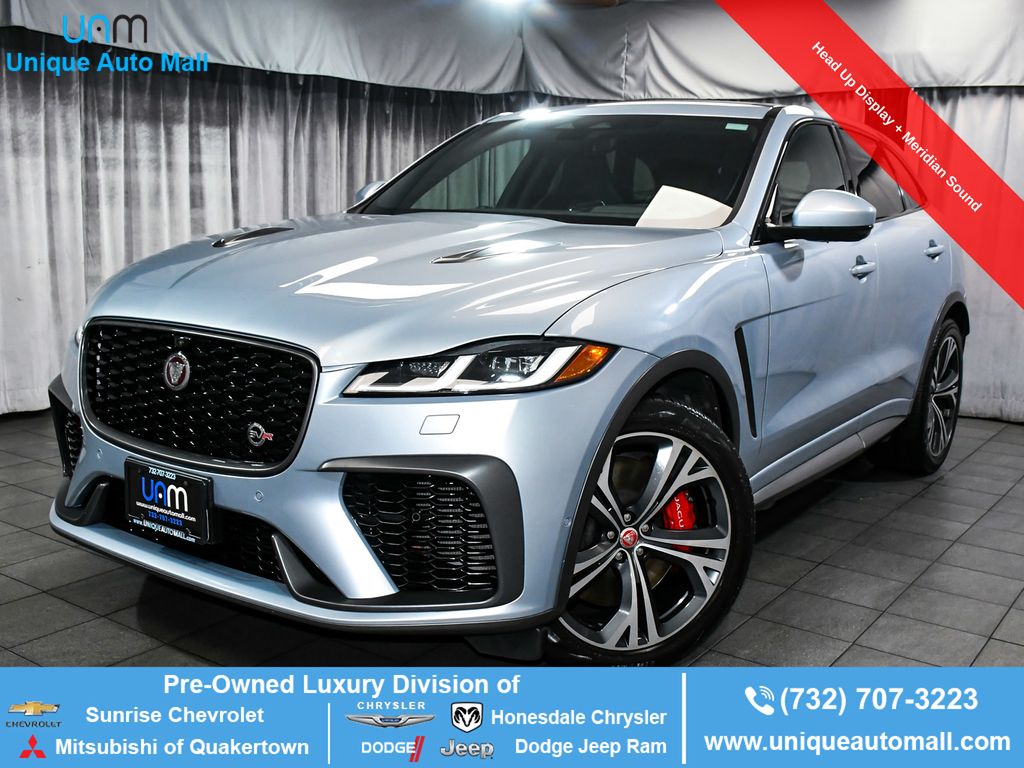 Ultra Blue 2022 Jaguar F-PACE SUV / Crossover All-Wheel Drive 8-Speed Automatic