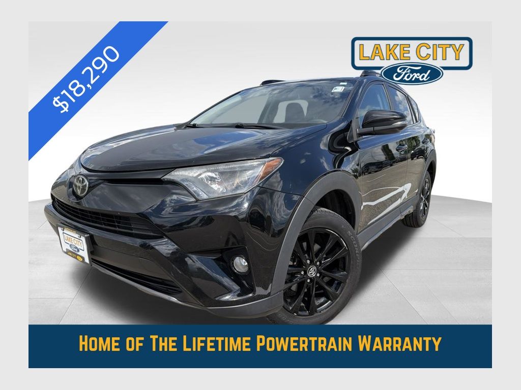 Black 2018 Toyota RAV4 SUV / Crossover All-Wheel Drive 6-Speed Automatic