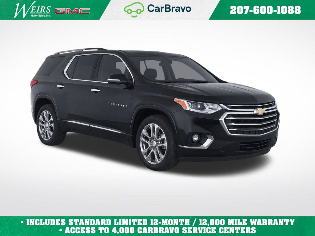 Black Metallic 2020 Chevrolet Traverse SUV / Crossover Four-Wheel Drive 9-Speed Automatic