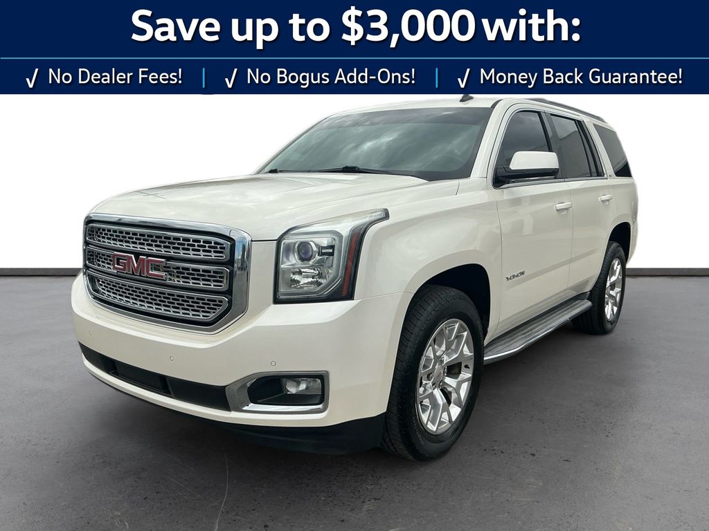White Diamond Clearcoat 2015 GMC Yukon SUV / Crossover 4X2 6-Speed Automatic Overdrive