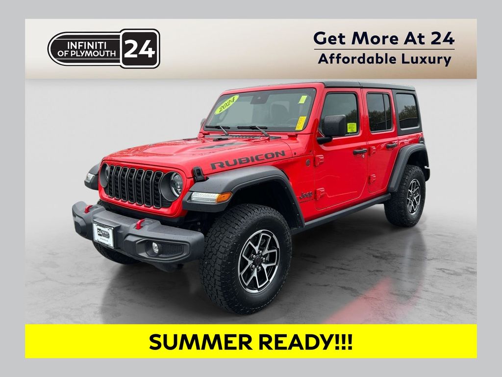 Red Clearcoat 2024 Jeep Wrangler SUV / Crossover Four-Wheel Drive 8-Speed Automatic