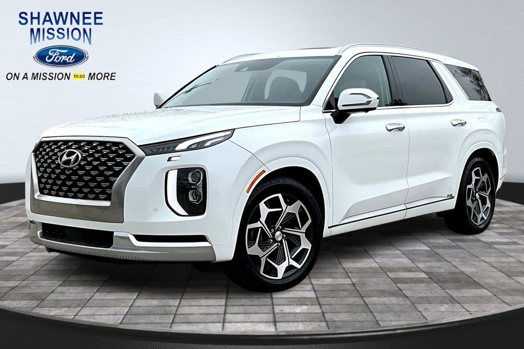 Hyper White 2022 Hyundai Palisade Calligraphy FWD SUV / Crossover Front-Wheel Drive 8-Speed Automatic