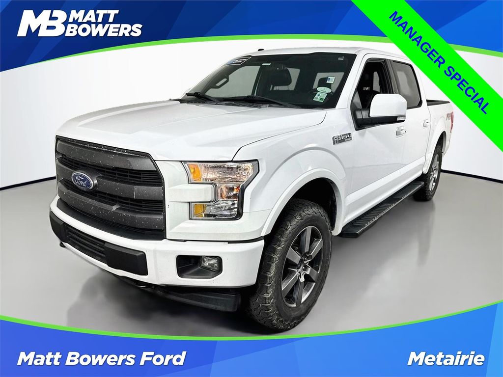Oxford White 2017 Ford F-150 Pickup Truck Four-Wheel Drive 6-Speed Automatic