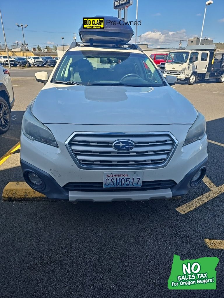 Crystal White Pearl 2016 Subaru Outback 2.5i Limited Wagon All-Wheel Drive Continuously Variable Transmission
