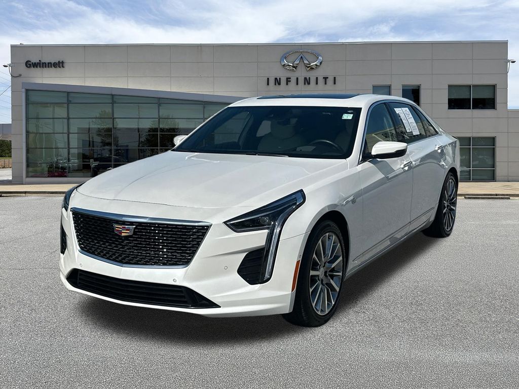 Crystal White Tricoat 2019 Cadillac CT6 Sedan All-Wheel Drive Automatic
