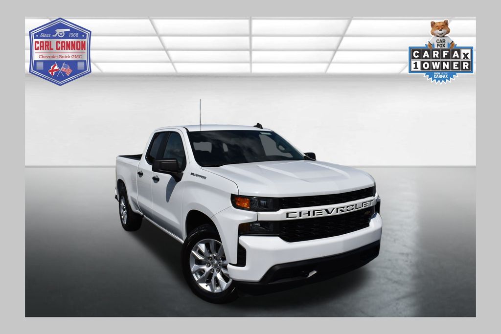 Summit White 2021 Chevrolet Silverado 1500 Pickup Truck 4X2 8-Speed Automatic