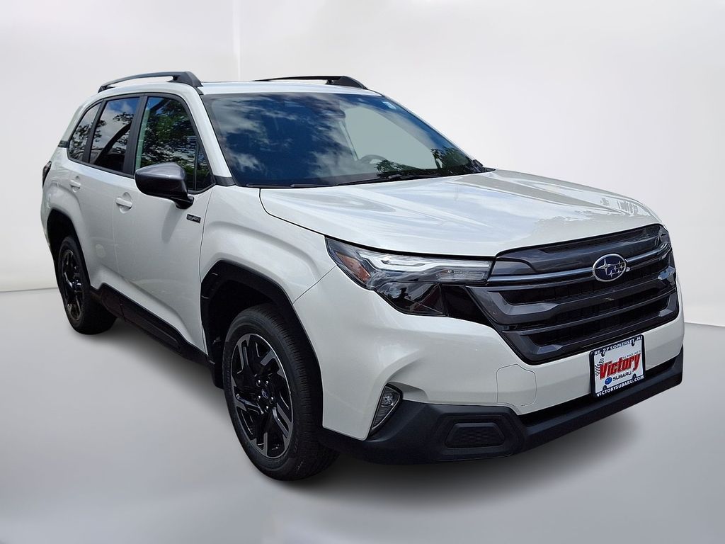 Crystal White Pearl 2026 Subaru Forester Hybrid SUV / Crossover All-Wheel Drive Continuously Variable Transmission