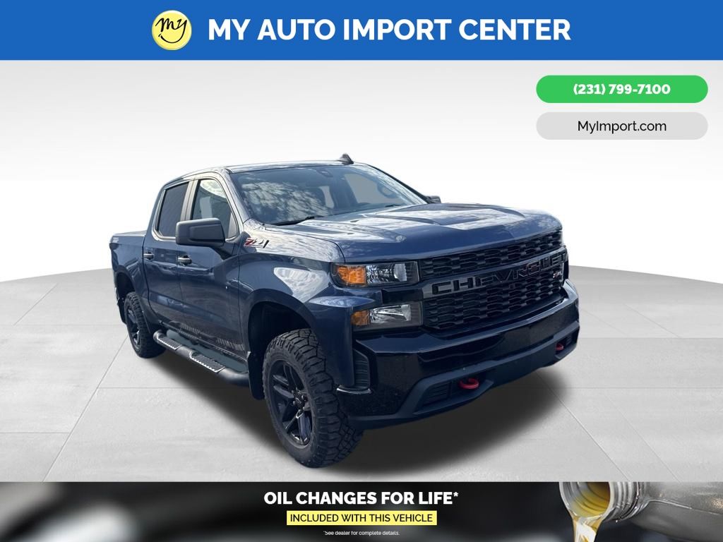 Northsky Blue Metallic 2020 Chevrolet Silverado 1500 Pickup Truck Four-Wheel Drive 6-Speed Automatic Overdrive