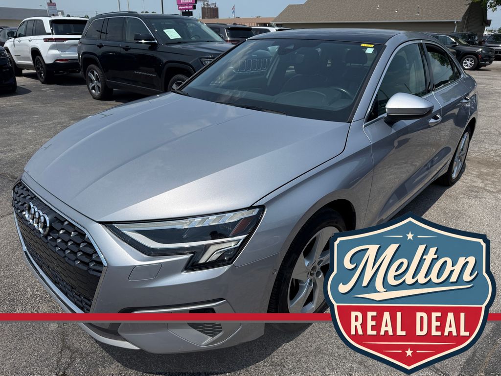 Florett Silver Metallic 2024 Audi A3 Sedan Front-Wheel Drive 7-Speed Automatic