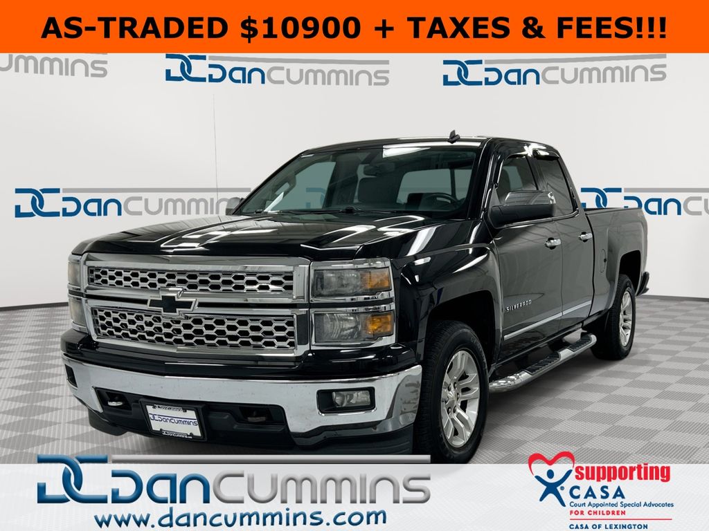 2014 Chevrolet Silverado 1500 LT Double Cab 4WD Negro Camioneta Todo terreno 6 velocidades Automática marcha alta