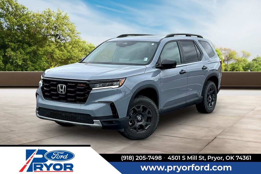Sonic Gray Pearl 2025 Honda Pilot TrailSport AWD SUV / Crossover All-Wheel Drive Automatic