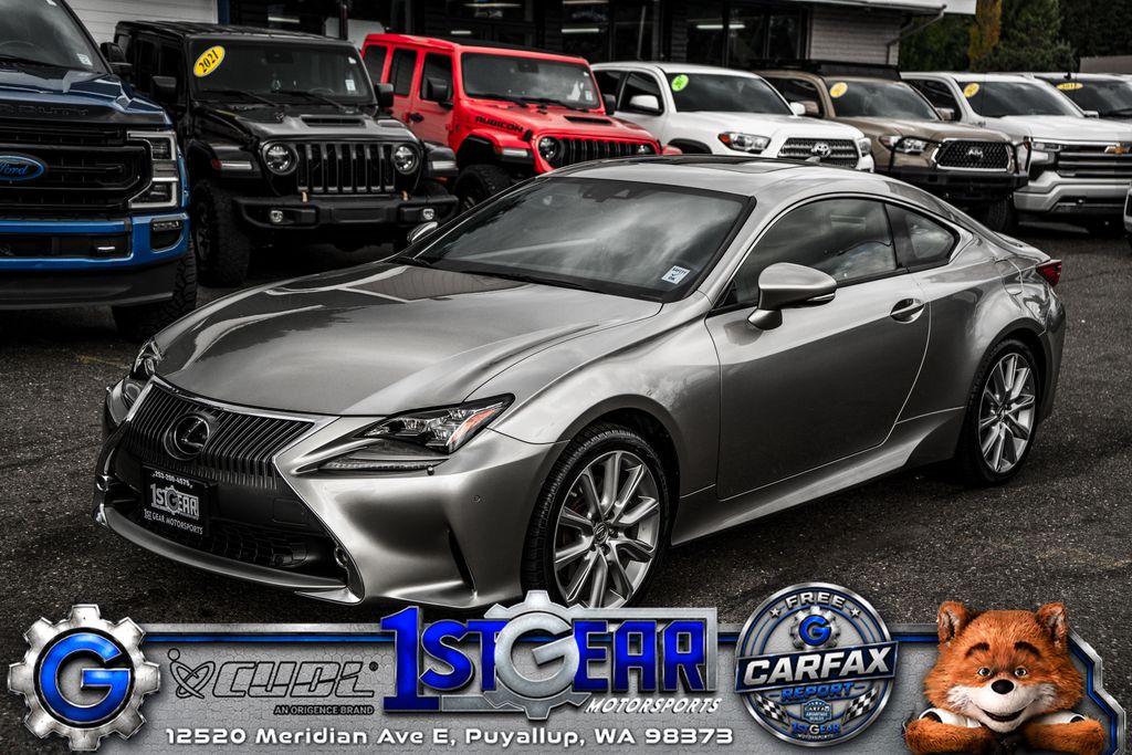 Gray 2015 Lexus RC Coupe All-Wheel Drive 6-Speed Automatic