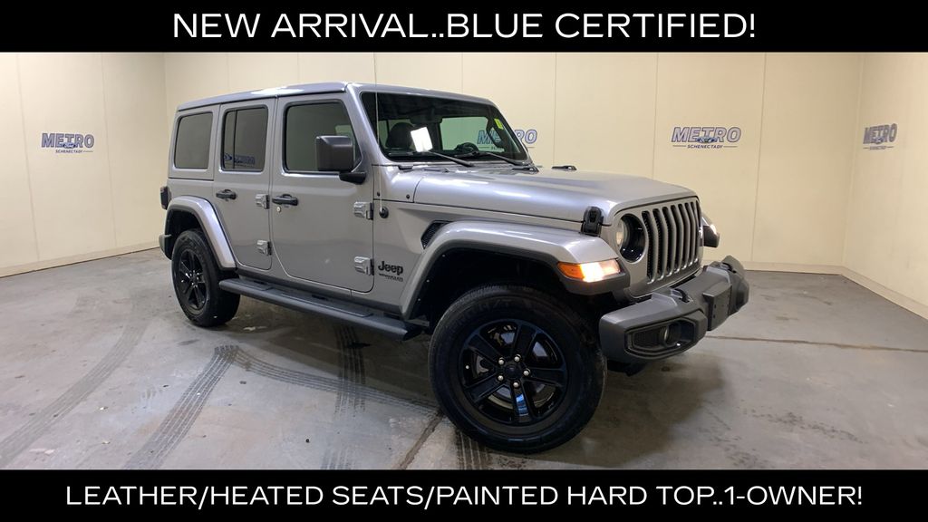 Billet Silver Metallic Clearcoat 2021 Jeep Wrangler Unlimited Sahara Altitude 4WD SUV / Crossover Four-Wheel Drive 8-Speed Automatic