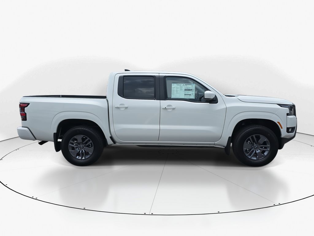 2025 Glacier White Nissan Frontier SV 4X4 Truck