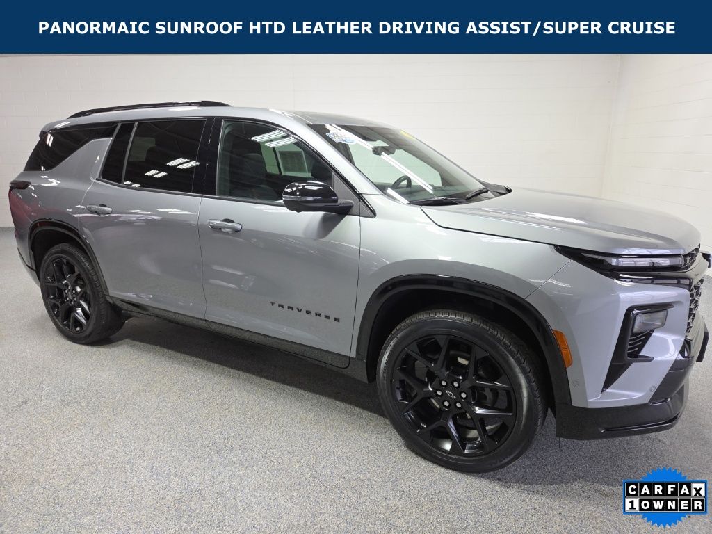 Sterling Gray Metallic 2024 Chevrolet Traverse RS AWD SUV / Crossover Four-Wheel Drive 8-Speed Automatic