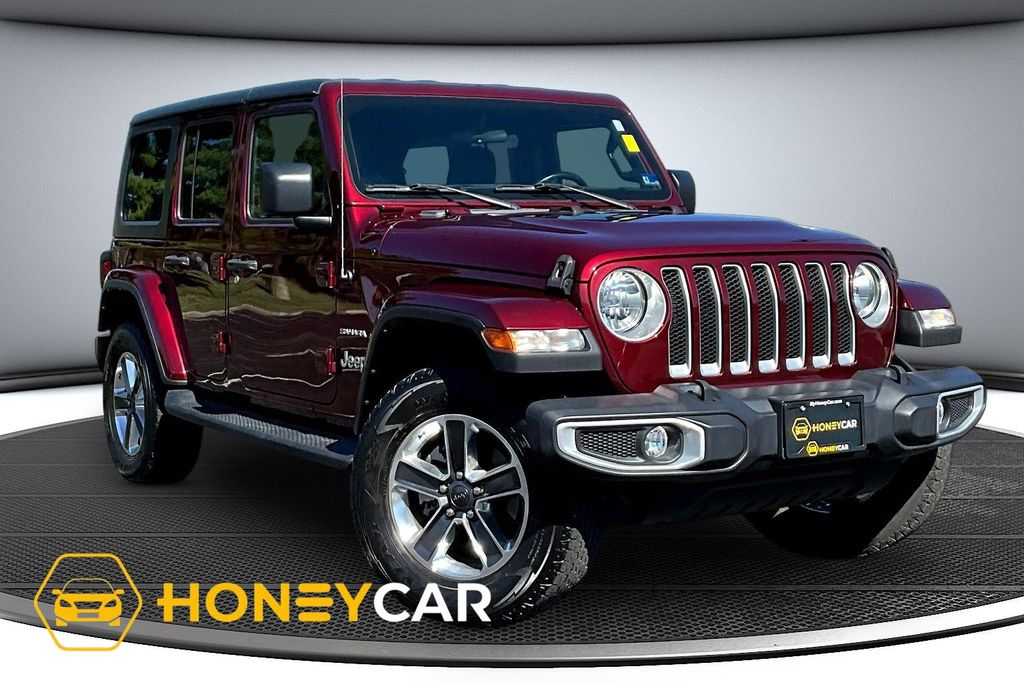 Snazzberry Pearlcoat 2021 Jeep Wrangler Unlimited Sahara 4WD SUV / Crossover Four-Wheel Drive 8-Speed Automatic