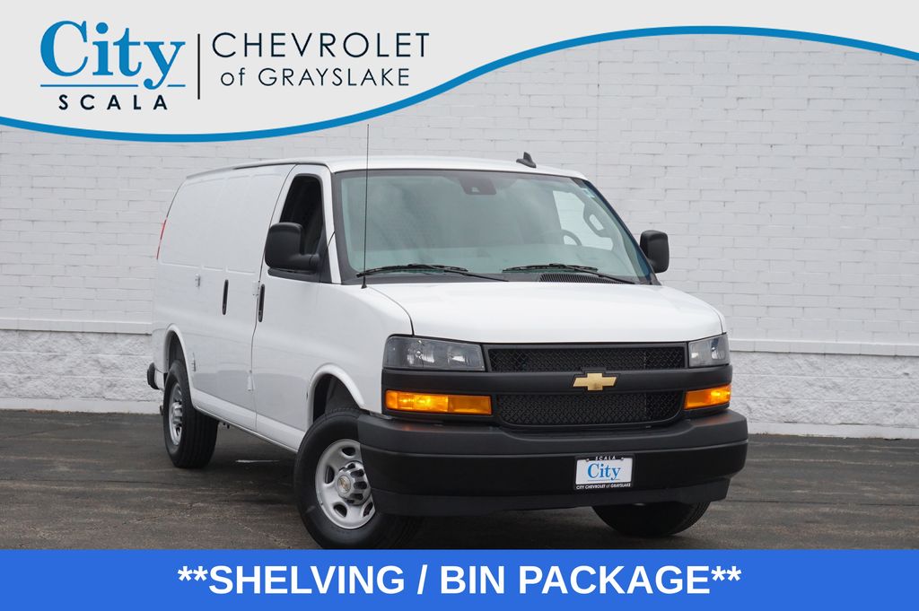 Summit White 2025 Chevrolet Express Cargo 2500 RWD Van Rear-Wheel Drive 8-Speed Automatic Overdrive