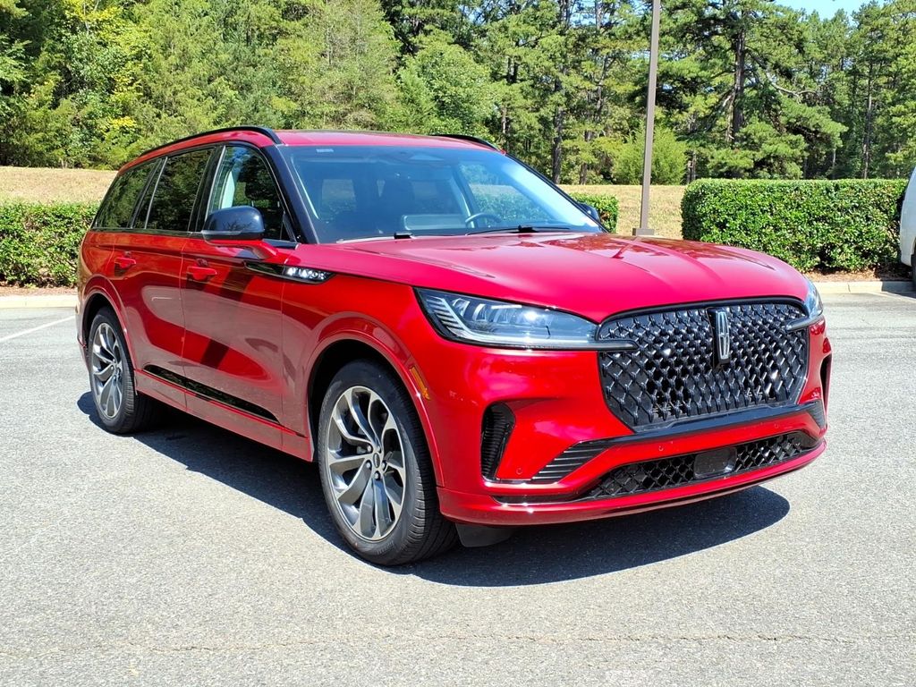 Red Carpet Tinted Clearcoat 2025 Lincoln Aviator SUV / Crossover Rear-Wheel Drive Automatic