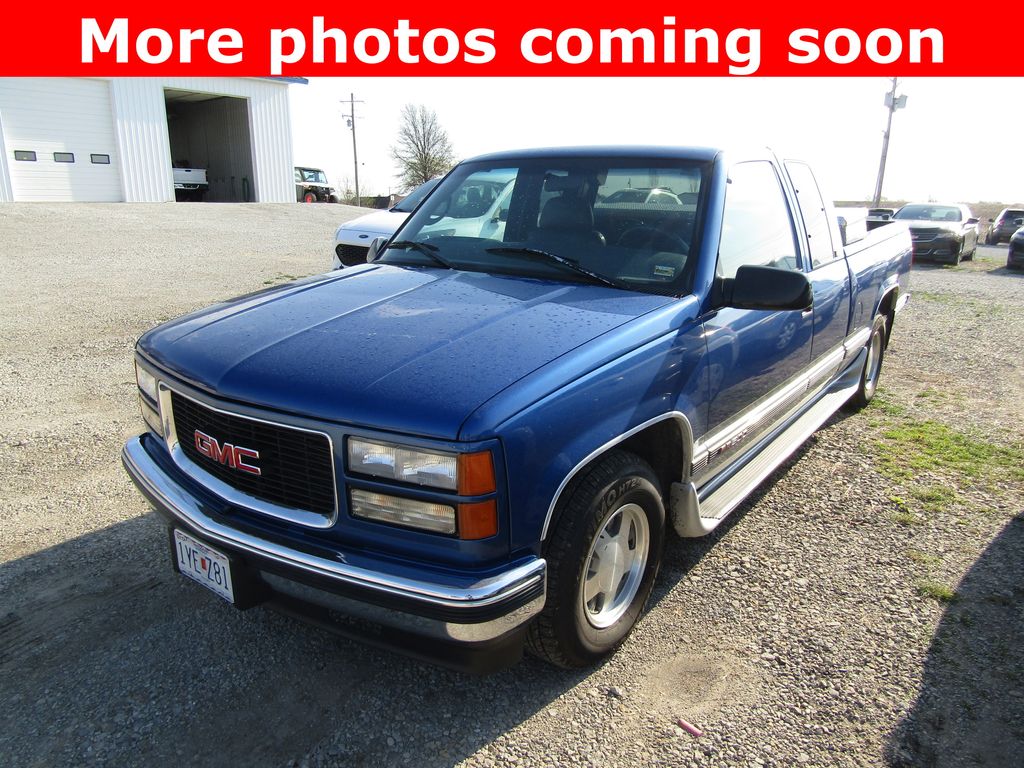 Bright Blue Metallic 1997 GMC Sierra 1500 C1500 SL Extended Cab SB Pickup Truck Rear-Wheel Drive 5-Speed Manual