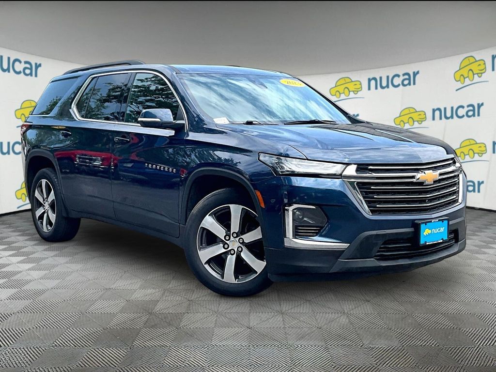 Northsky Blue Metallic 2023 Chevrolet Traverse SUV / Crossover Four-Wheel Drive 9-Speed Automatic