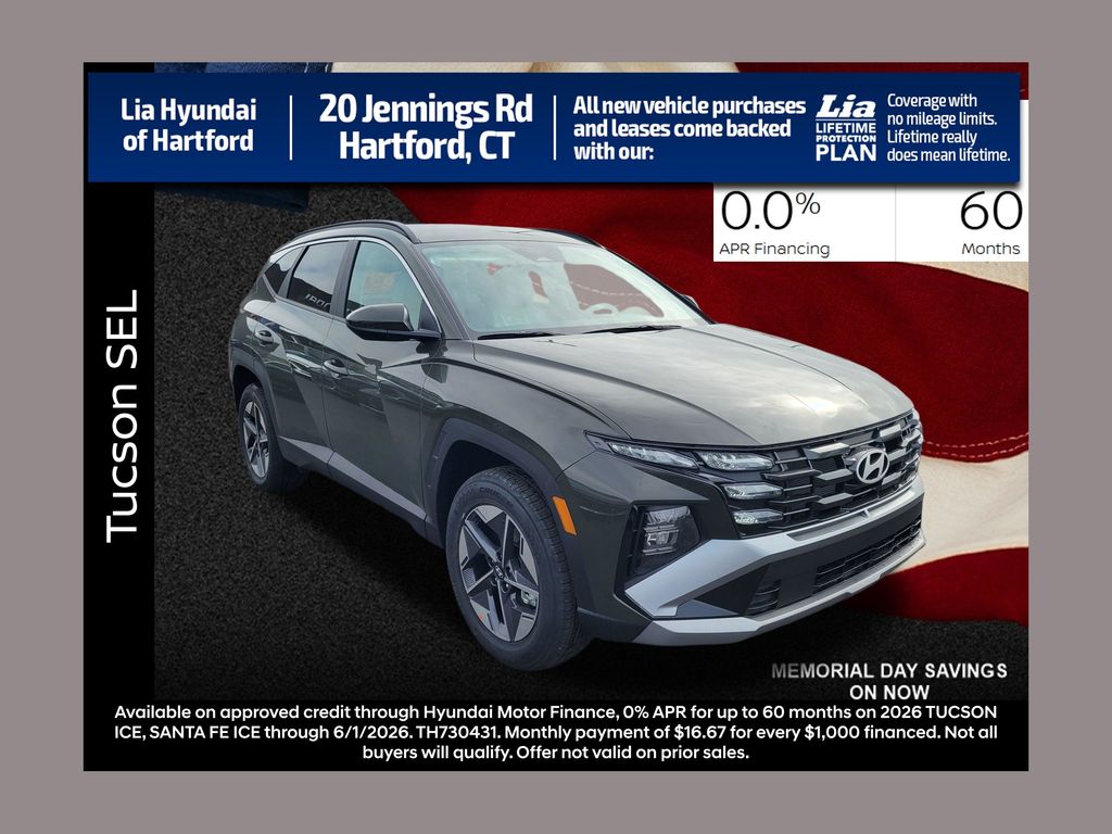 Rockwood Green 2026 Hyundai Tucson SEL AWD SUV / Crossover All-Wheel Drive 8-Speed Automatic