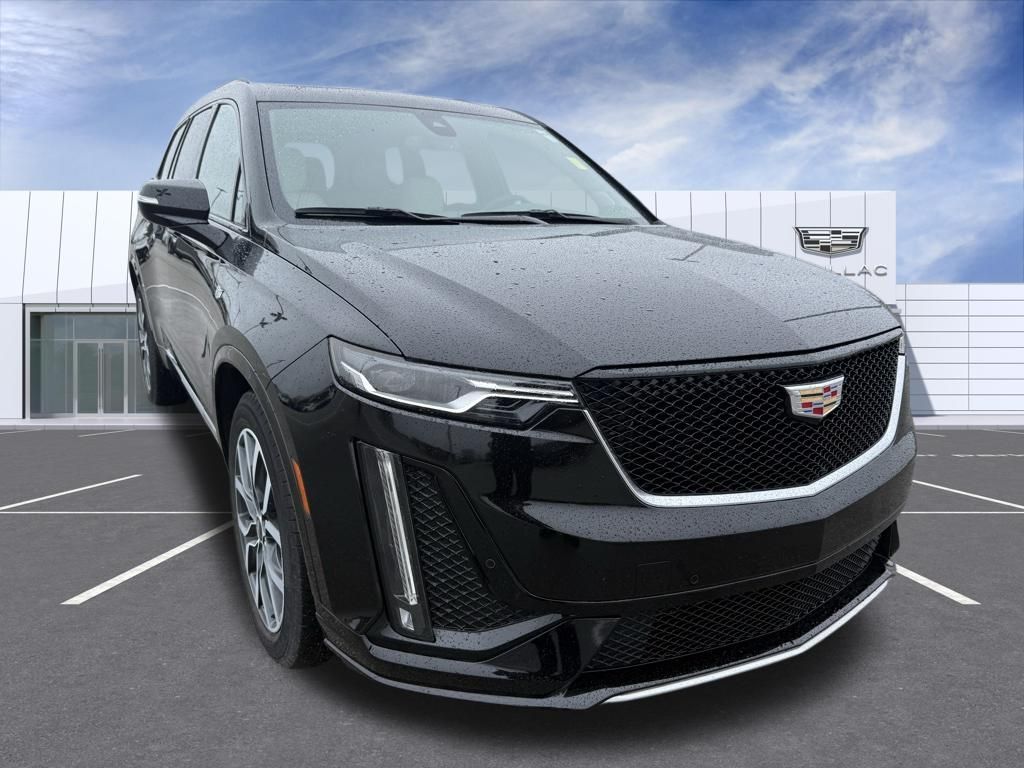 Stellar Black Metallic 2024 Cadillac XT6 Sport AWD SUV / Crossover Four-Wheel Drive 9-Speed Automatic