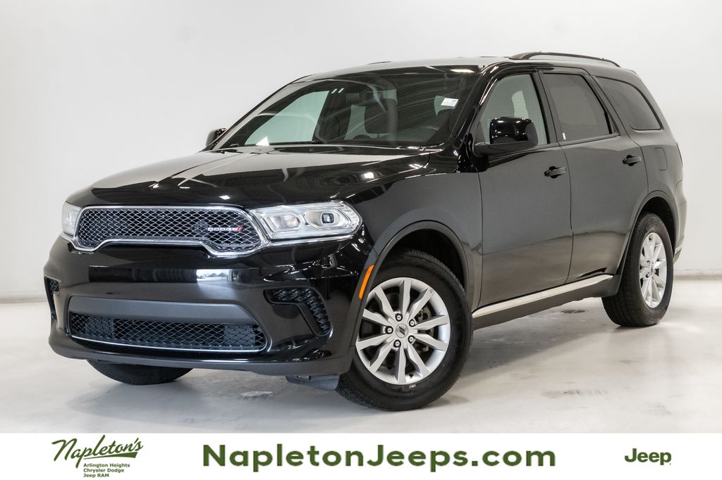 DB Black Crystal Clearcoat 2024 Dodge Durango SXT AWD SUV / Crossover All-Wheel Drive 8-Speed Automatic