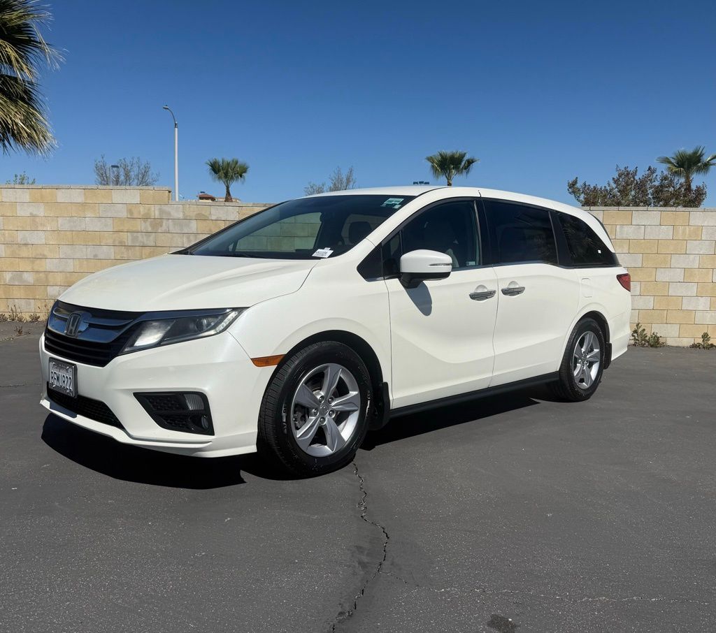 White Diamond Pearl 2019 Honda Odyssey EX FWD Minivan Front-Wheel Drive 9-Speed Automatic